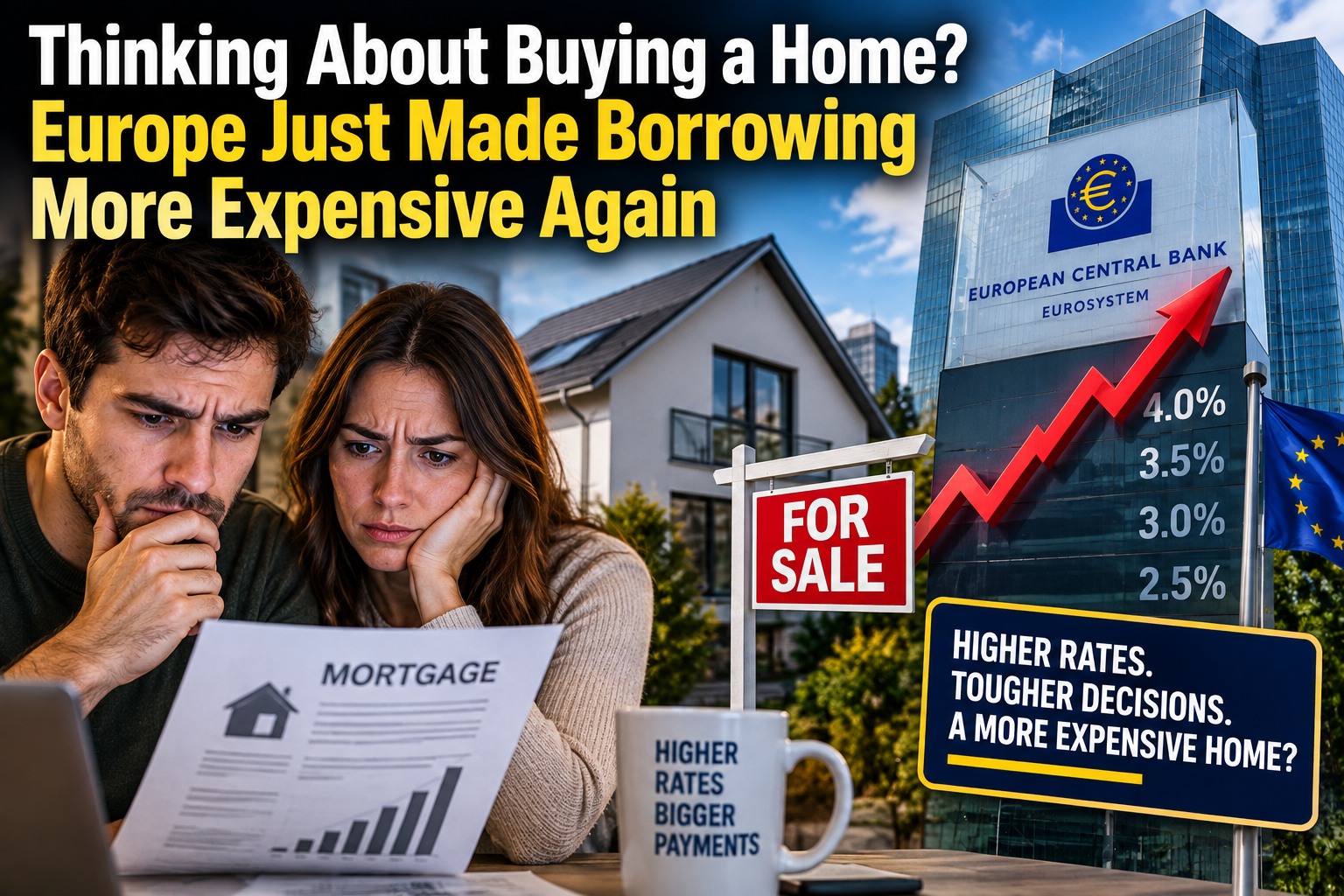 Thinking About Buying a Home? Europe Just Made Borrowing More Expensive Again