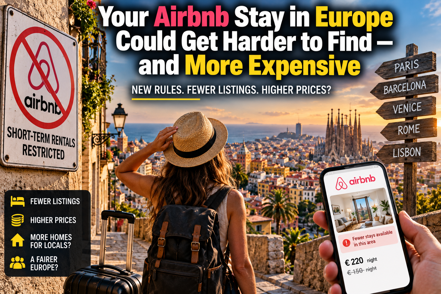 Your Airbnb Stay in Europe Could Get Harder to Find — and More Expensive