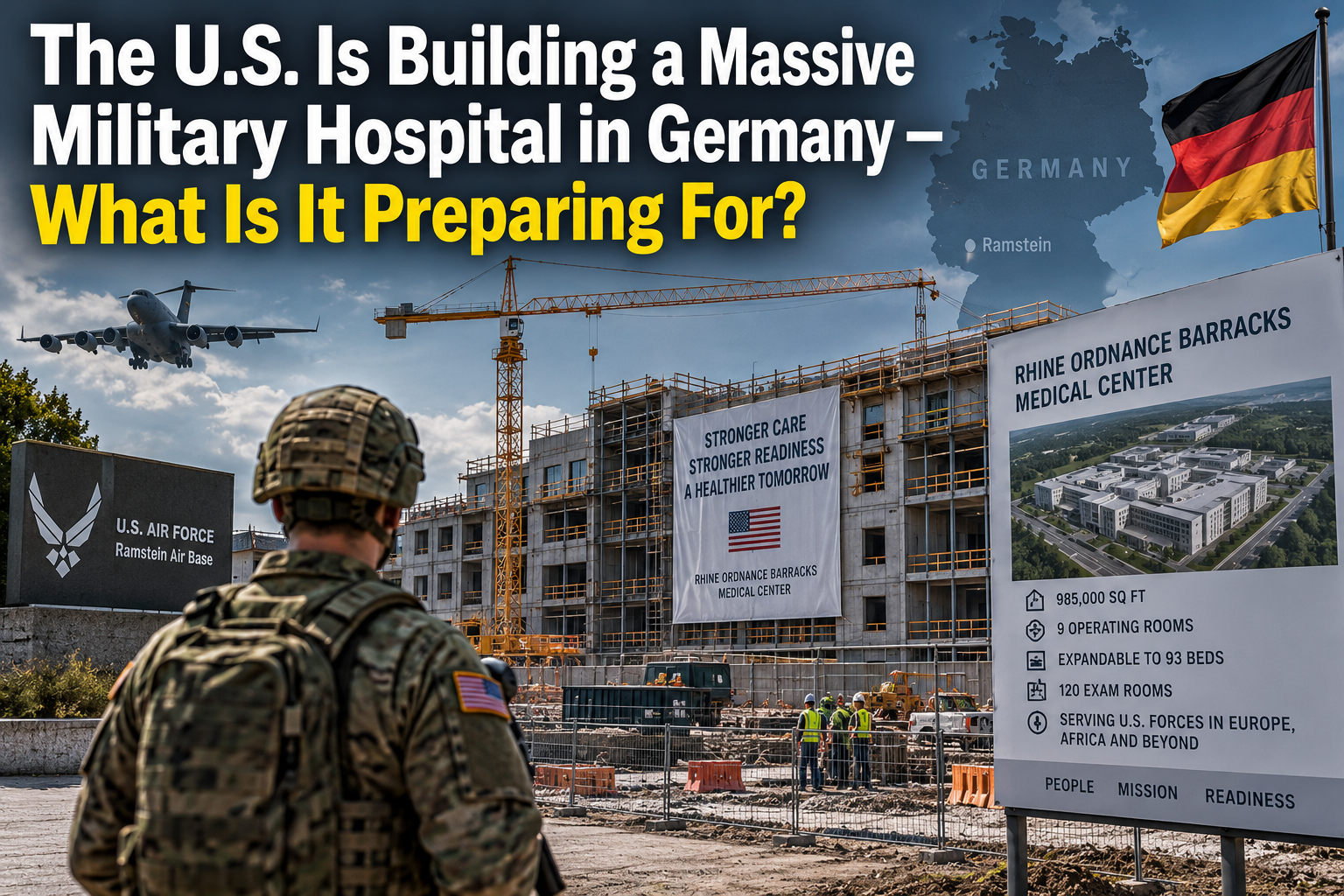 The U.S. Is Building a Massive Military Hospital in Germany — What Is It Preparing For?